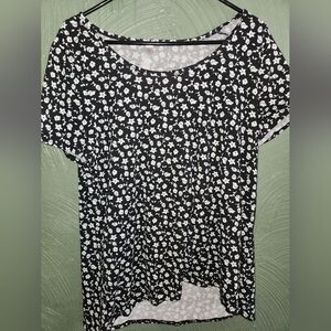 Flower printed top